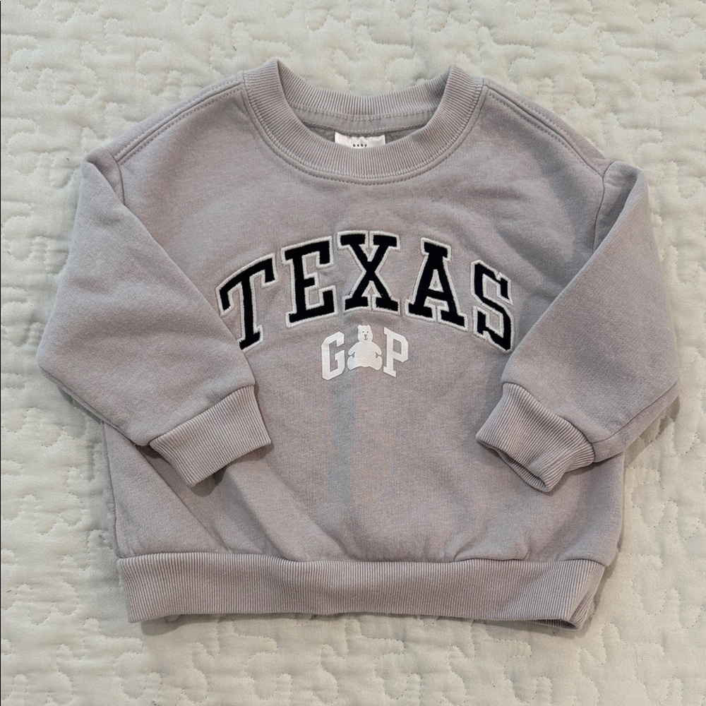 GAP Light Gray Texas Sweatshirt